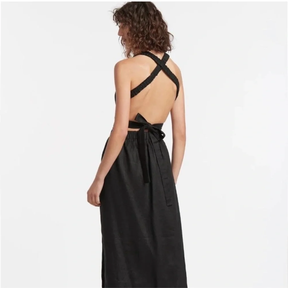 SIR the label Lucelia Maxi Dress size 1 color black - Picture 2 of 5